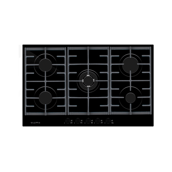 TOPE GAS 90 CM 110V VITRO NEGRO VIOTTO
