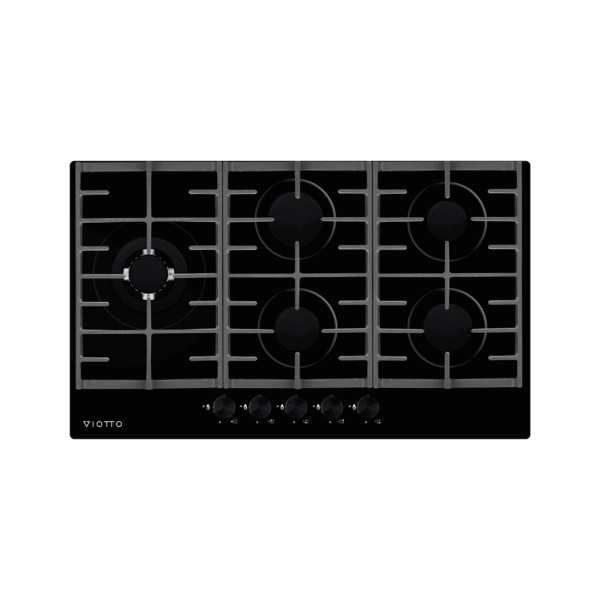 TOPE GAS 90 CM 110V VITRO NEGRO VIOTTO - Image 2